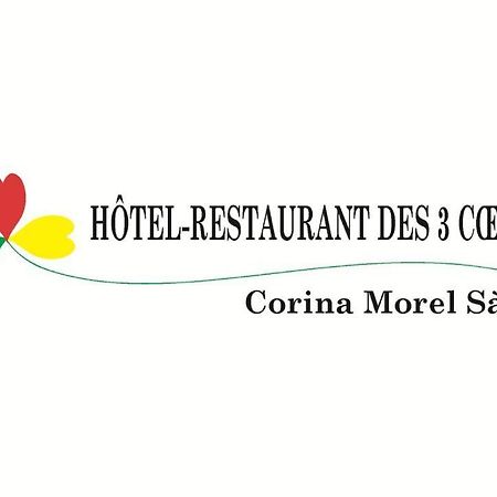 Hotel-Restaurant Des 3 Coeurs Vaulion Bagian luar foto